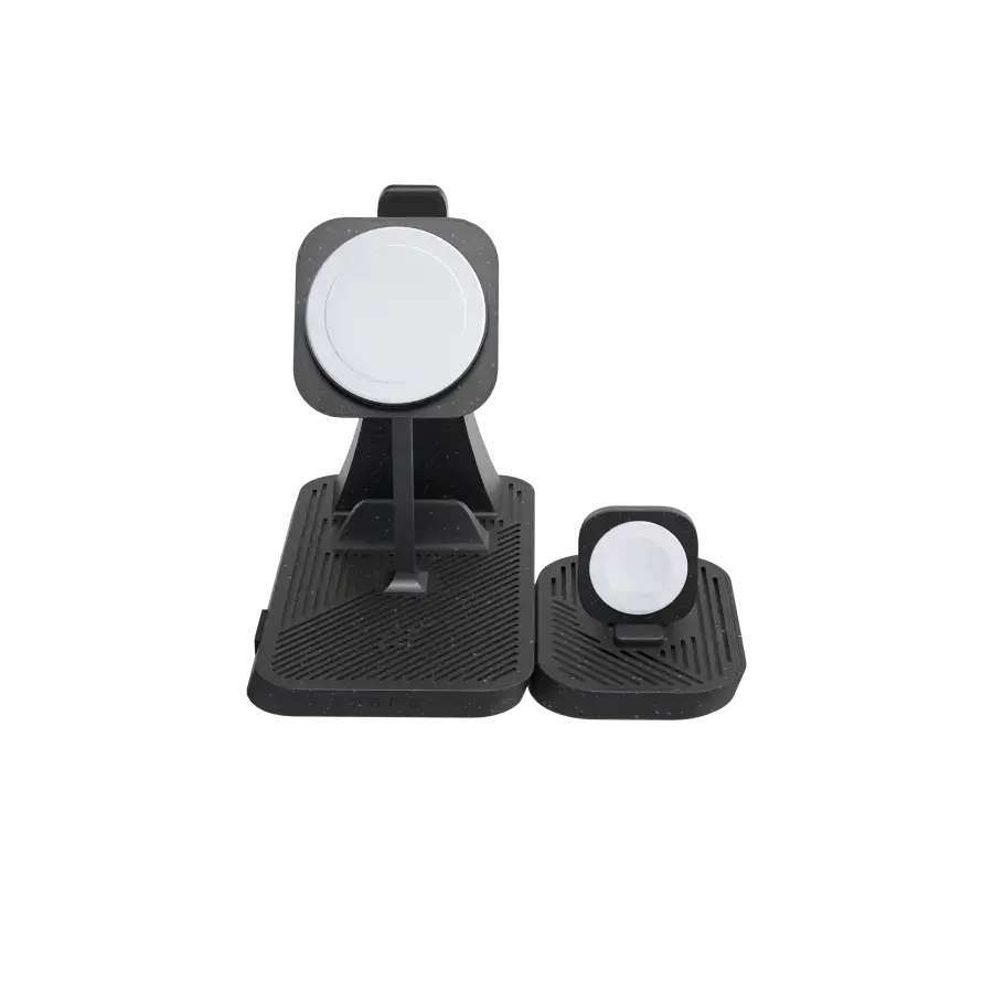 Модульна зарядна станція Zens 4-in-1 Modular Wireless Charger with iPad Charging Stand Black (ZEAPM03/00)