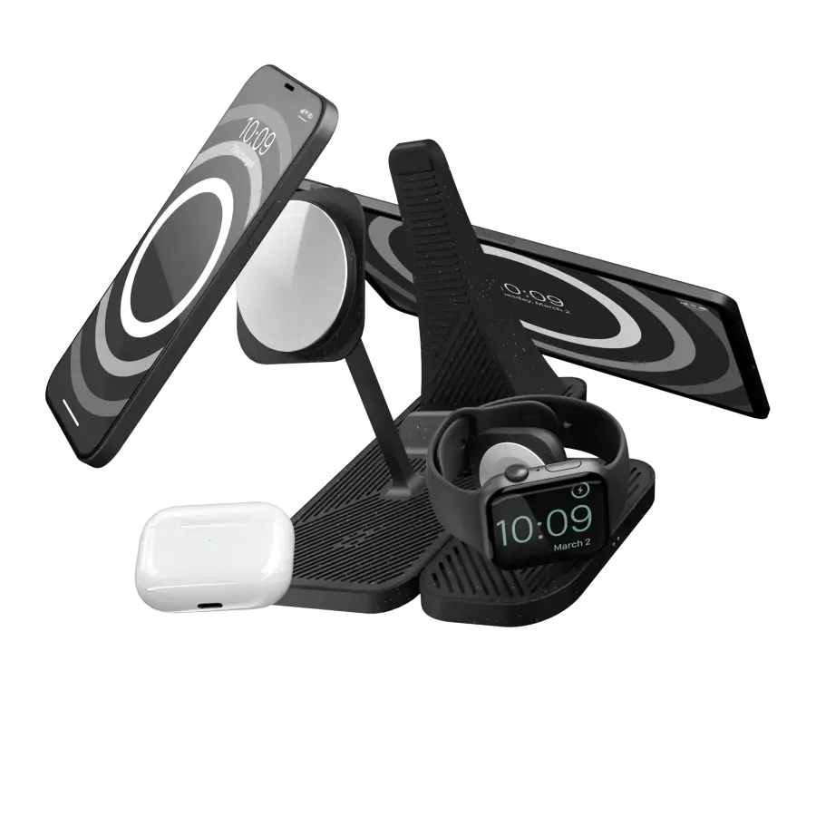 Модульна зарядна станція Zens 4-in-1 Modular Wireless Charger with iPad Charging Stand Black (ZEAPM03/00)