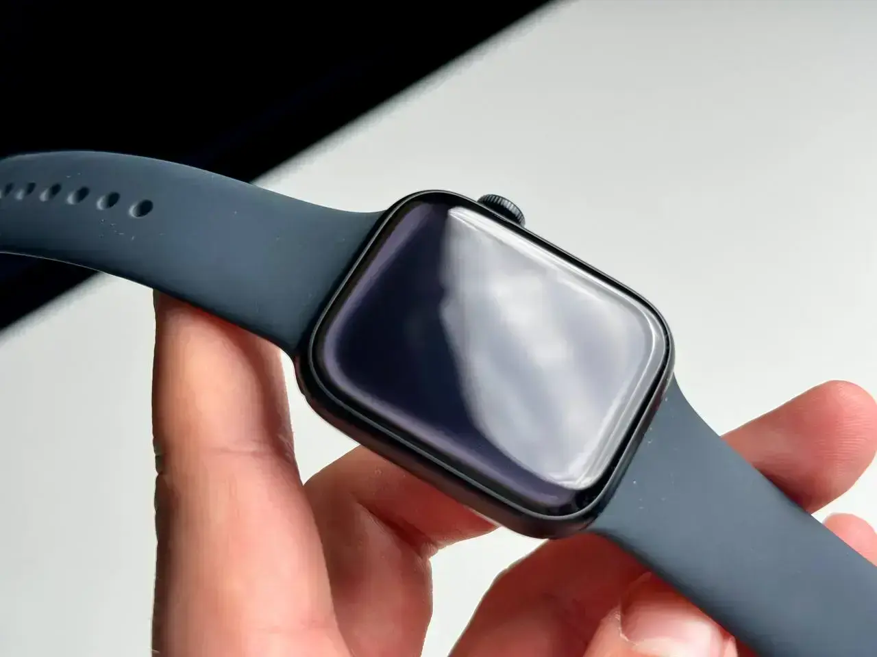 NEW NO BOX Apple Watch Series 9 GPS 45mm Midnight Aluminum Case with Midnight Sport Band - S/M (MR993)