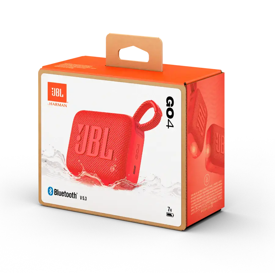 Портативная колонка JBL Go 4 Red (JBLGO4RED)