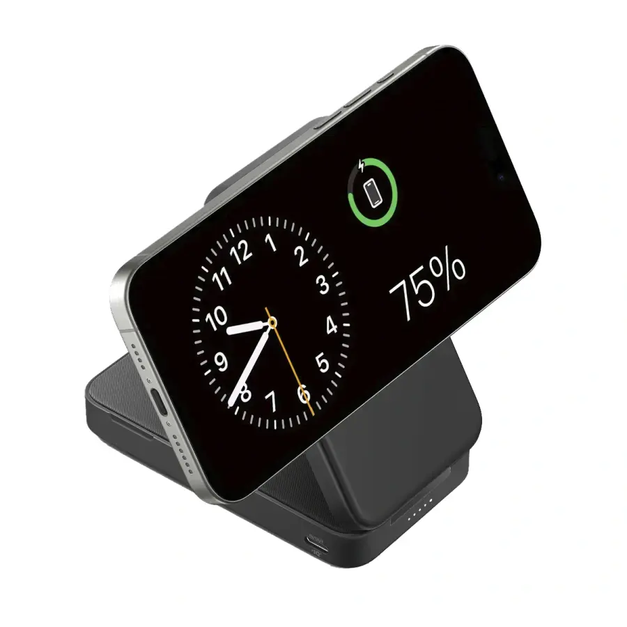 Портативное зарядное устройство [Power Bank] с MagSafe и подставкой Anker MagGo Power Bank 6.6K - Black