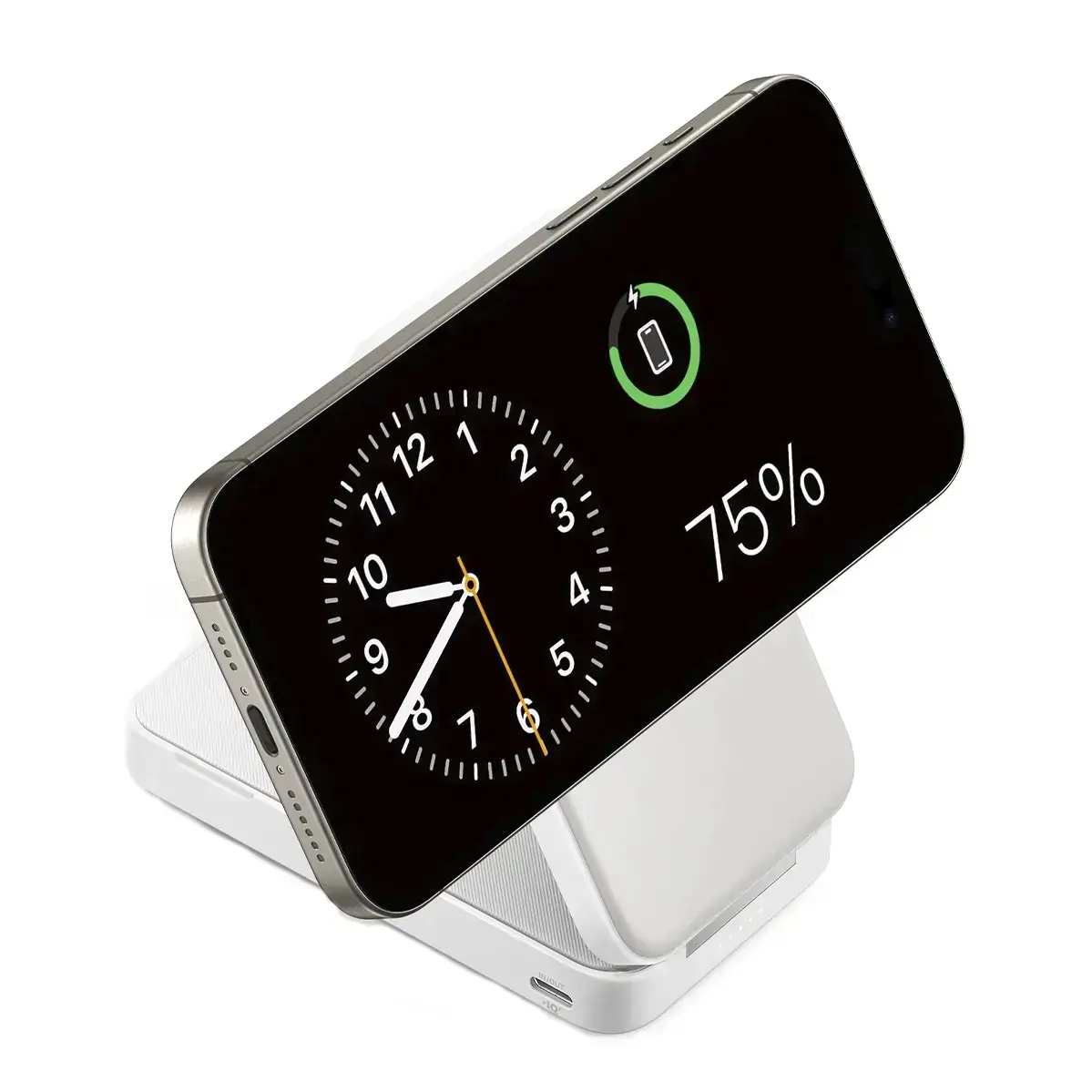 Портативний зарядний пристрій [Power Bank] з MagSafe та підставкою Anker MagGo Power Bank 6.6K - White
