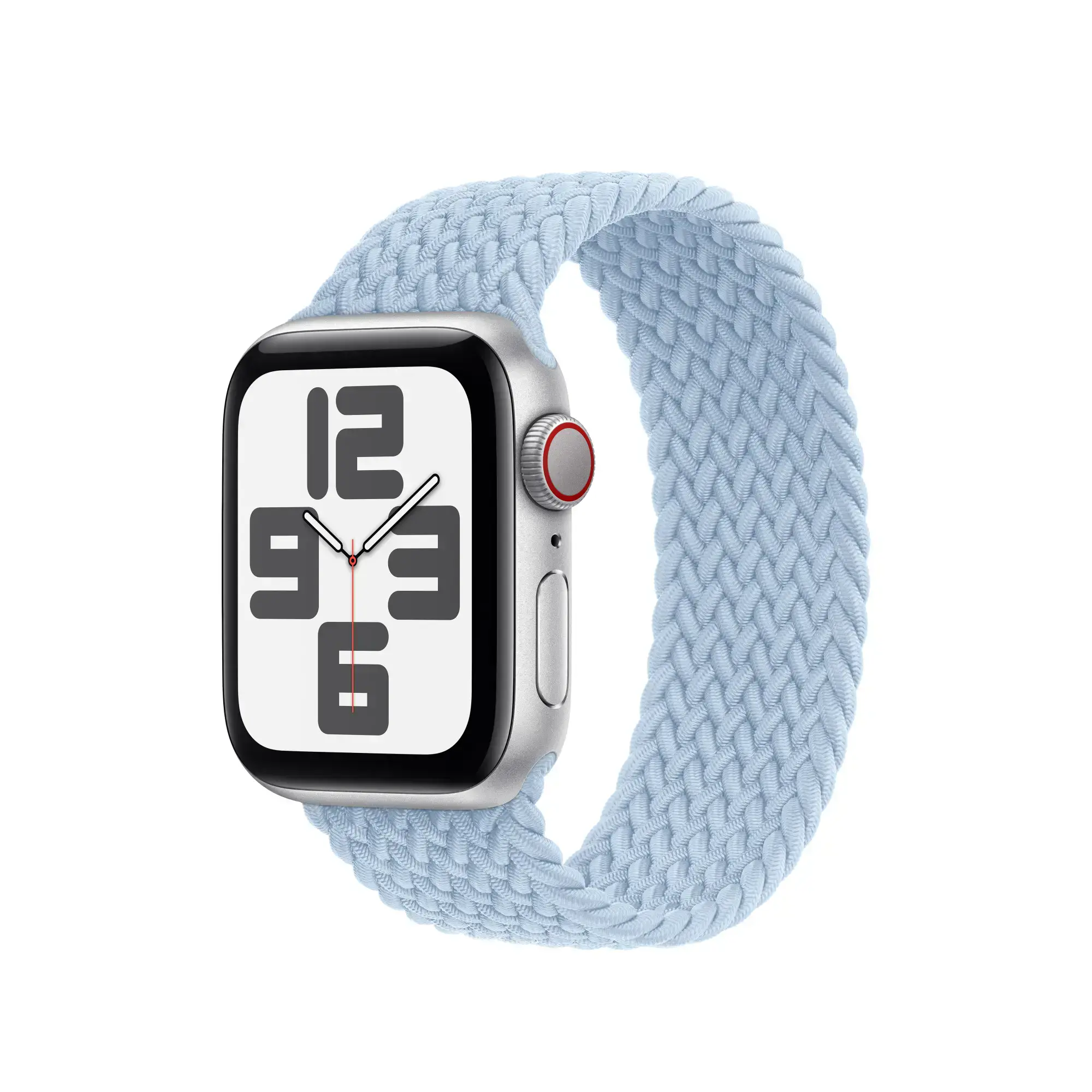 Ремешок Apple Light Blue Braided Solo Loop - Size 12 для Apple Watch 42/44/45/49mm (MWLN3)