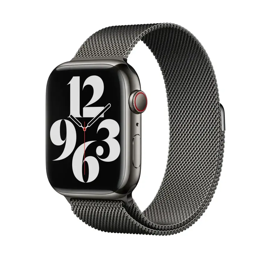 Ремінець Apple Milanese Loop Graphite (MTJQ3) для Apple Watch 42mm/44mm/45mm