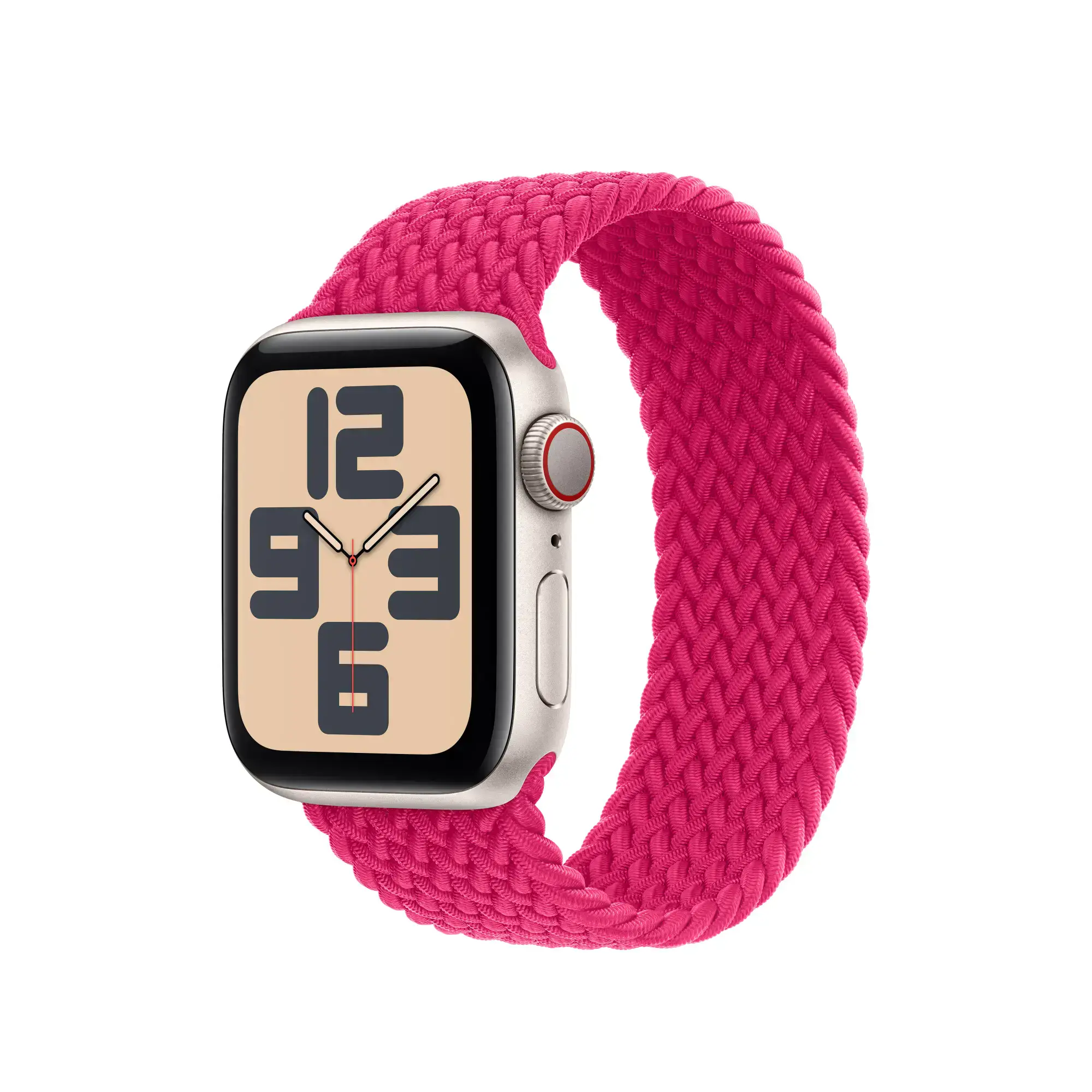 Ремешок Apple Raspberry Braided Solo Loop - Size 1 для Apple Watch 38/40/41/42mm (MWL03)