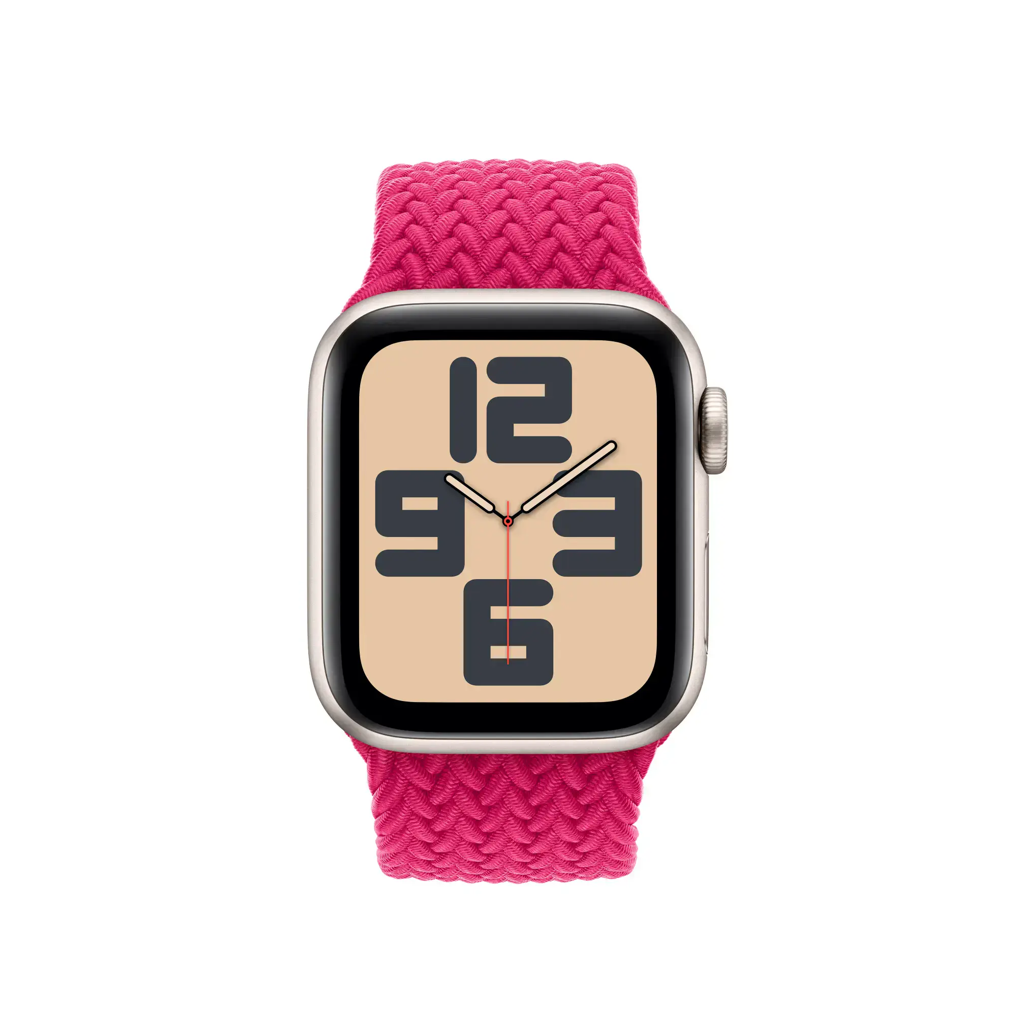 Ремешок Apple Raspberry Braided Solo Loop - Size 3 для Apple Watch 38/40/41/42mm (MWL33)
