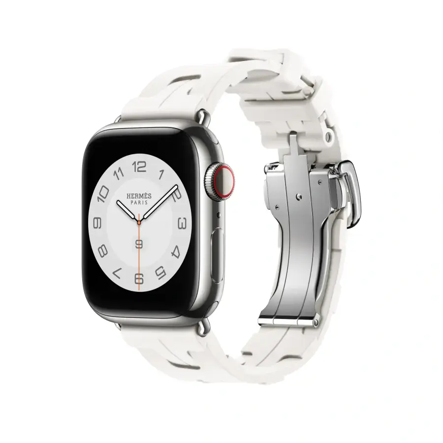 Ремешок Apple Watch Hermès 38/40/41/42mm Blanc Kilim Single Tour (MWNX3)