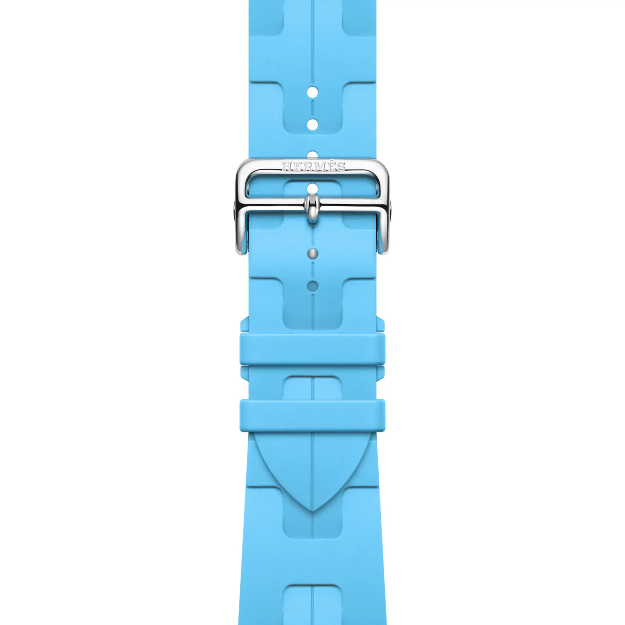 Ремінець Apple Watch Hermès 38/40/41/42mm Bleu Céleste Kilim Single Tour (MWNY3)