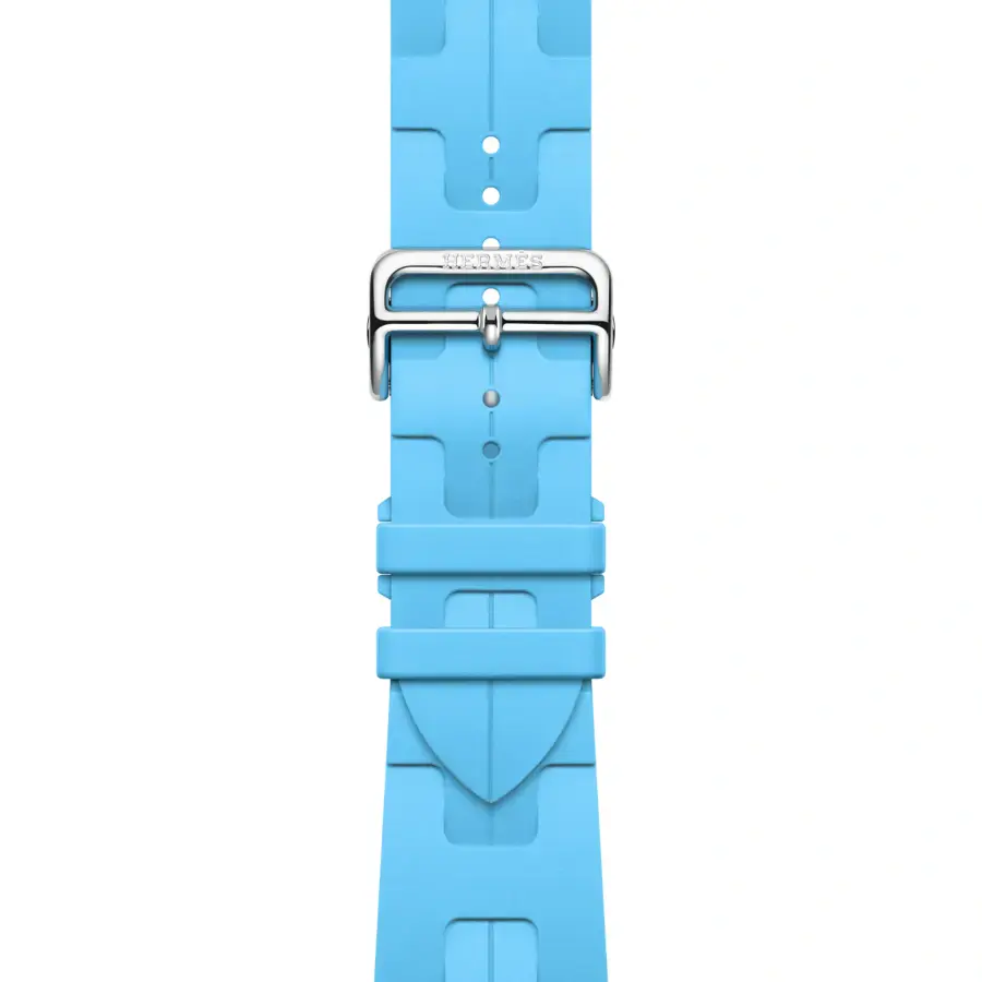 Ремешок Apple Watch Hermès 38/40/41/42mm Bleu Céleste Kilim Single Tour (MWNY3)