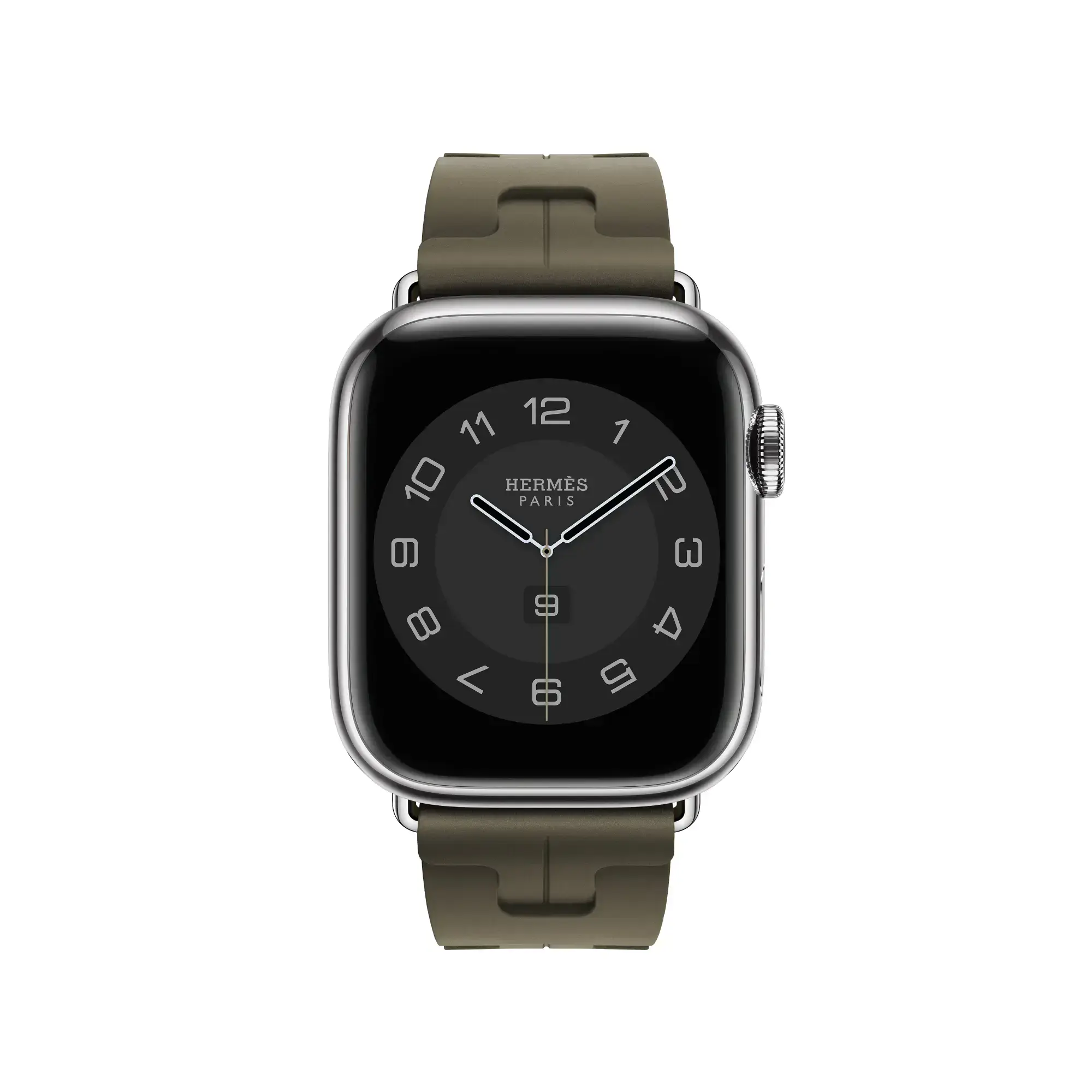 Ремінець Apple Watch Hermès 38/40/41/42mm Kaki Kilim Single Tour (MWP03)