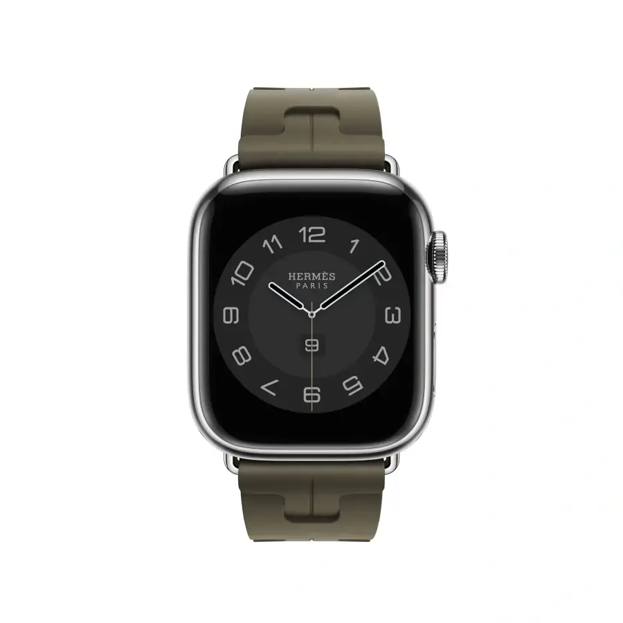Ремешок Apple Watch Hermès 38/40/41/42mm Kaki Kilim Single Tour (MWP03)