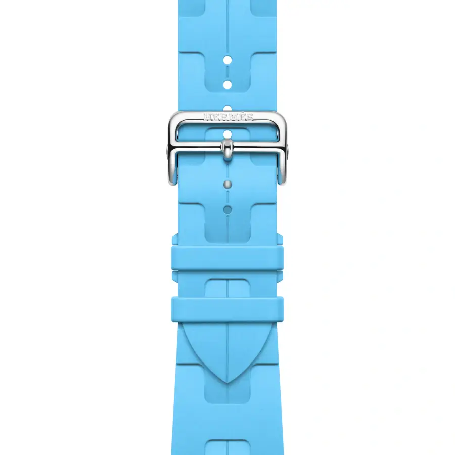 Ремешок Apple Watch Hermès 42/44/45/49mm Bleu Céleste Kilim Single Tour (MWP23)