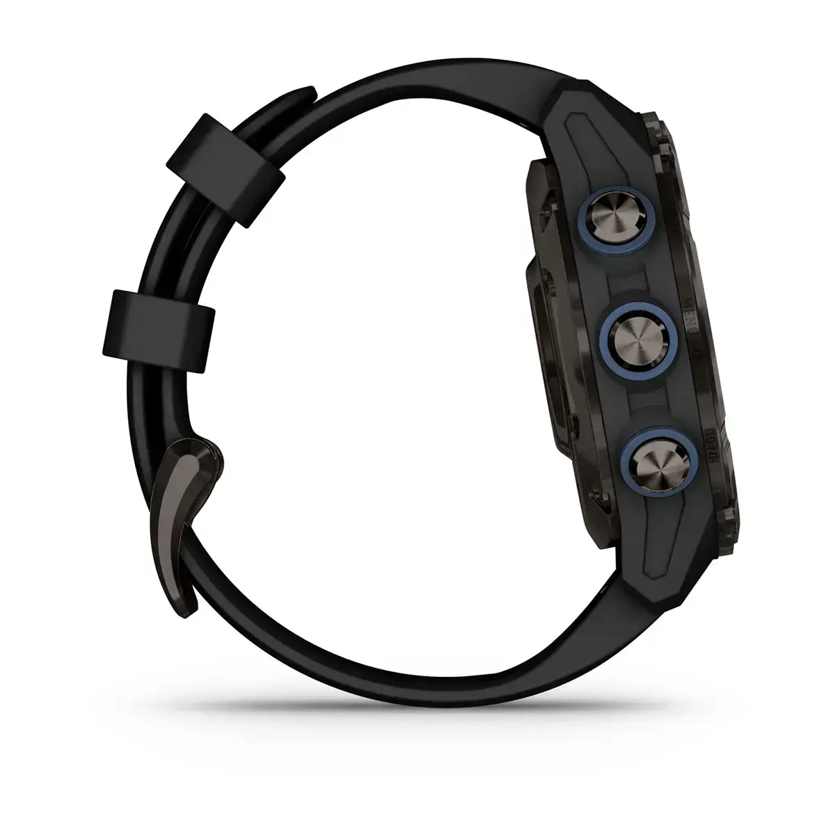 Смарт-годинник Garmin Descent Mk3i – 43 mm Carbon Gray DLC Titanium w. Black Silicone Band (010-02753-10/11)