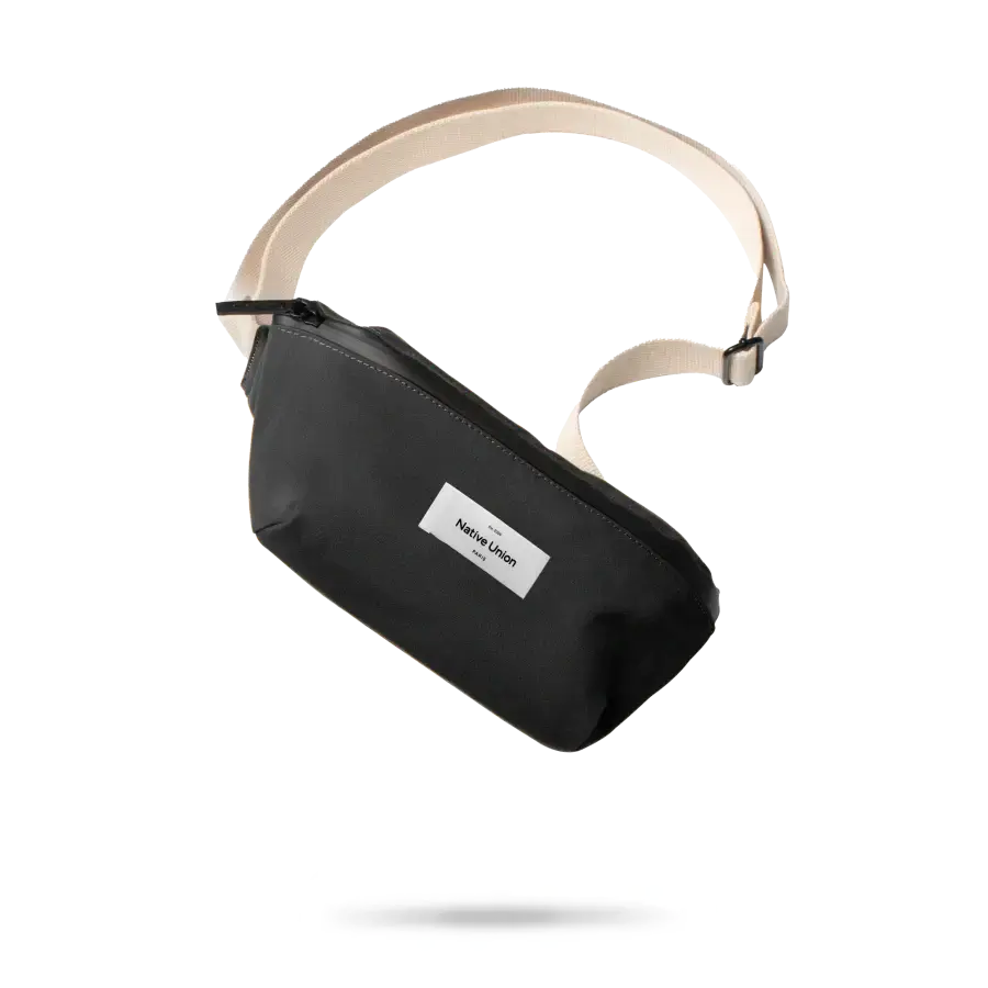Сумка через плече (бананка) Native Union W.F.A Crossbody Pouch Black (CROS-POUCH-BLK)