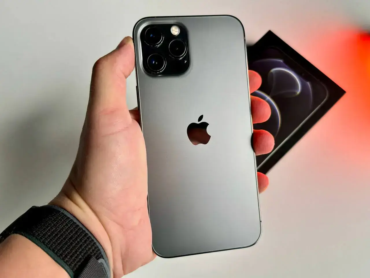 USED Apple iPhone 12 Pro Max 128GB Graphite (MGCF3, MGD73)🔋88%(Состояние - 8.7/10, Комплект - полное | гарантия - 1 мес.)