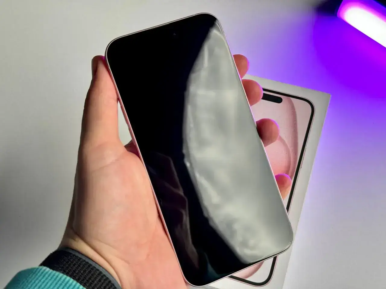 USED Apple iPhone 15 Plus 128GB Pink (MU103)🔋100%(Состояние - 10/10, Комплект - полный | гарантия - 1 мес.)
