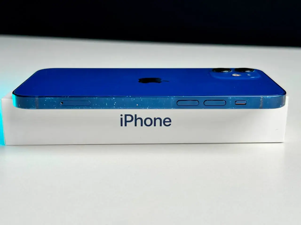б/у Apple iPhone 12 64GB Blue (MGH93, MGJ83)🔋100%(Состояние - 7/10, Комплект - полный | гарантия - 1 мес.)