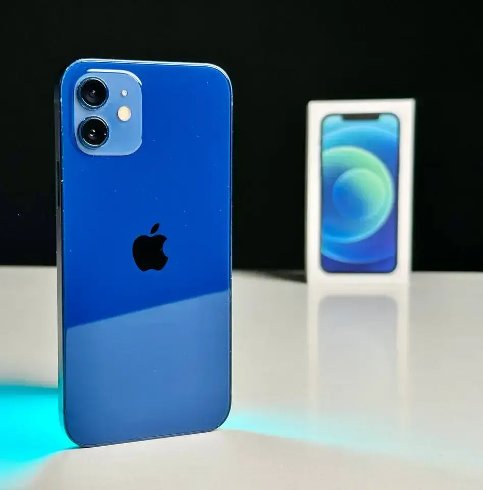 б/у Apple iPhone 12 64GB Blue (MGH93, MGJ83)🔋100%(Состояние - 7/10, Комплект - полный | гарантия - 1 мес.)