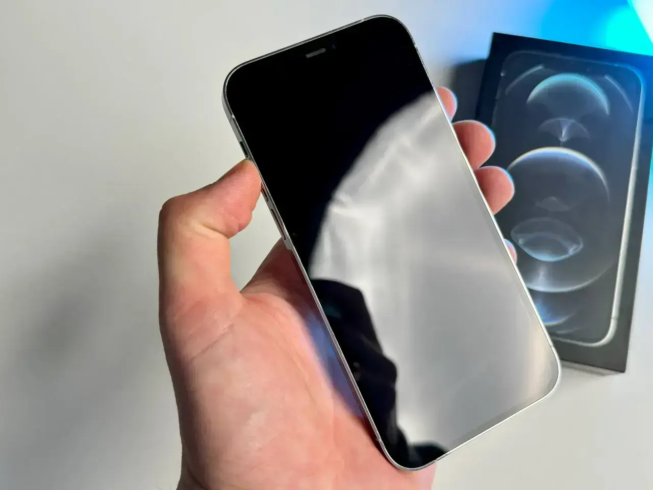 Б/у Apple iPhone 12 Pro 128GB Silver (MGLP3, MGML3)🔋100%(Состояние - 9/10, Комплект - полный | гарантия - 1 мес.)