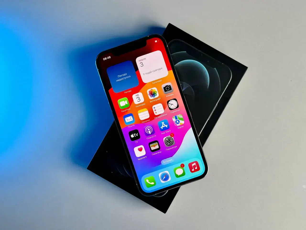 Б/у Apple iPhone 12 Pro 128GB Silver (MGLP3, MGML3)🔋100%(Состояние - 9/10, Комплект - полный | гарантия - 1 мес.)