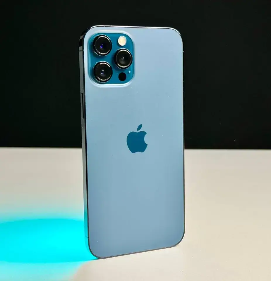 Вживаний Apple iPhone 12 Pro Max 128GB Pacific Blue (MGCJ3, MGDA3)🔋100%(Стан - 8.5/10, Комплект - iPhone | гарантія - 1 міс.)