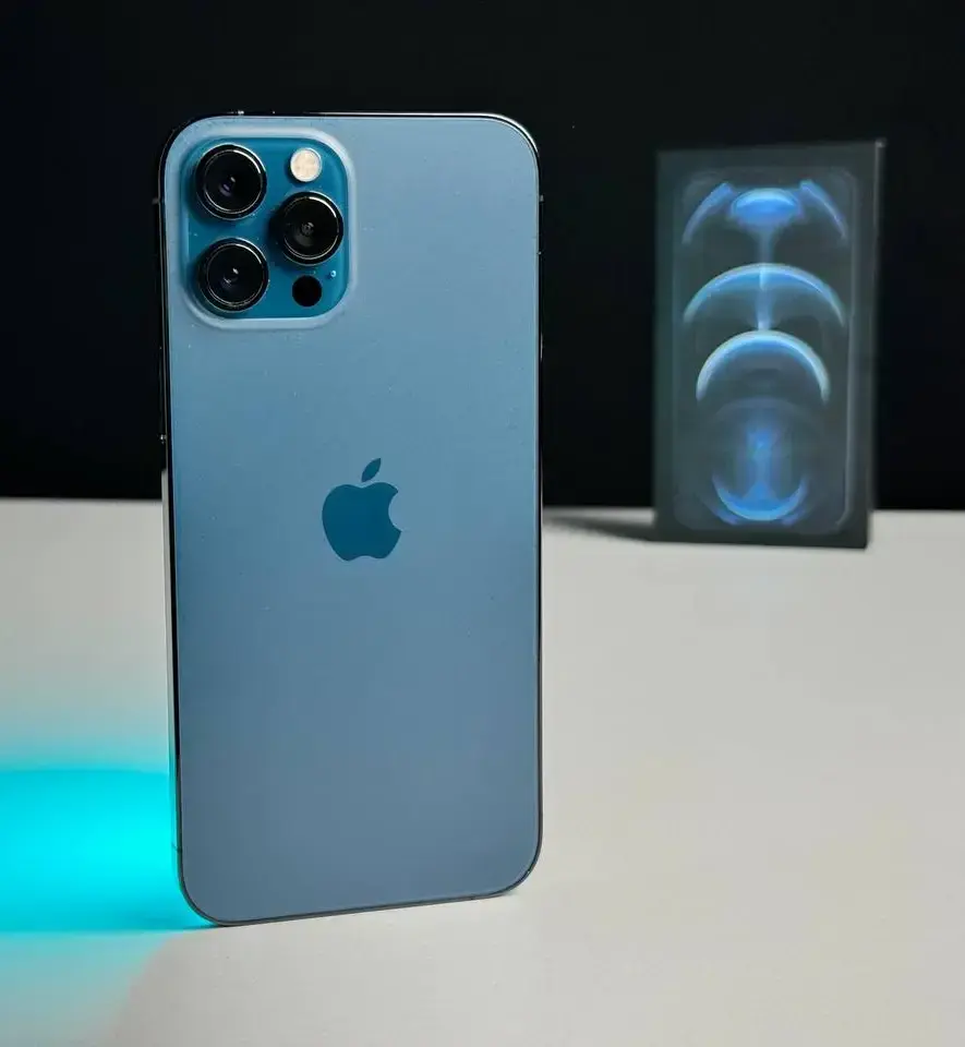 Вживаний Apple iPhone 12 Pro Max 128GB Pacific Blue (MGCJ3, MGDA3)🔋100%(Стан - 8.9/10, Комплект - повний | гарантія - 1 міс.)