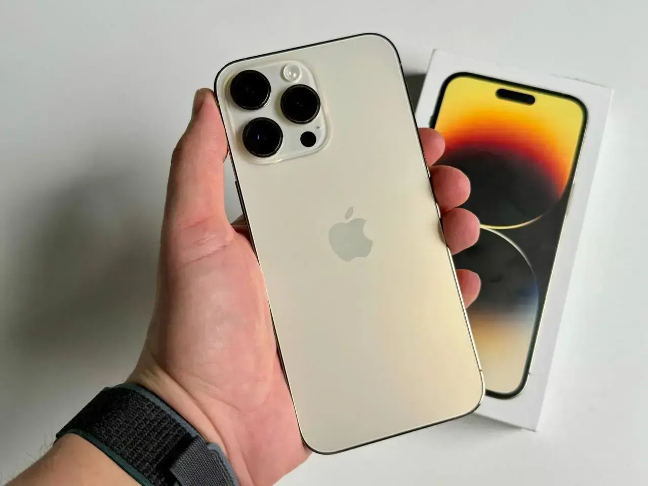 Б/у Apple iPhone 14 Pro Max 256GB Gold (MQ9W3)🔋91%(Состояние - 9.5/10, Комплект - полное | гарантия - 1 мес.)