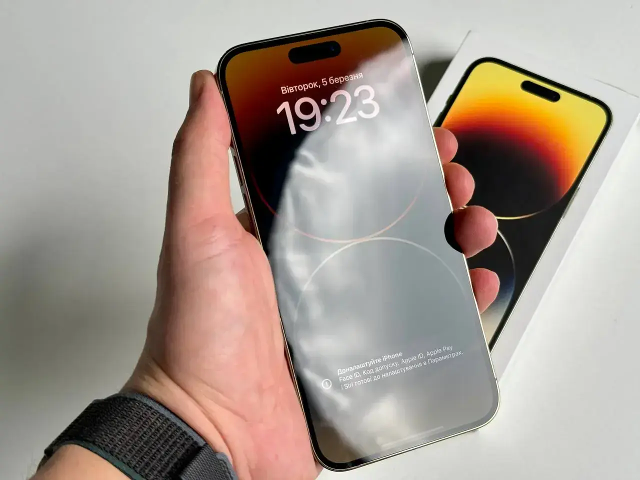 Б/у Apple iPhone 14 Pro Max 256GB Gold (MQ9W3)🔋91%(Состояние - 9.5/10, Комплект - полное | гарантия - 1 мес.)