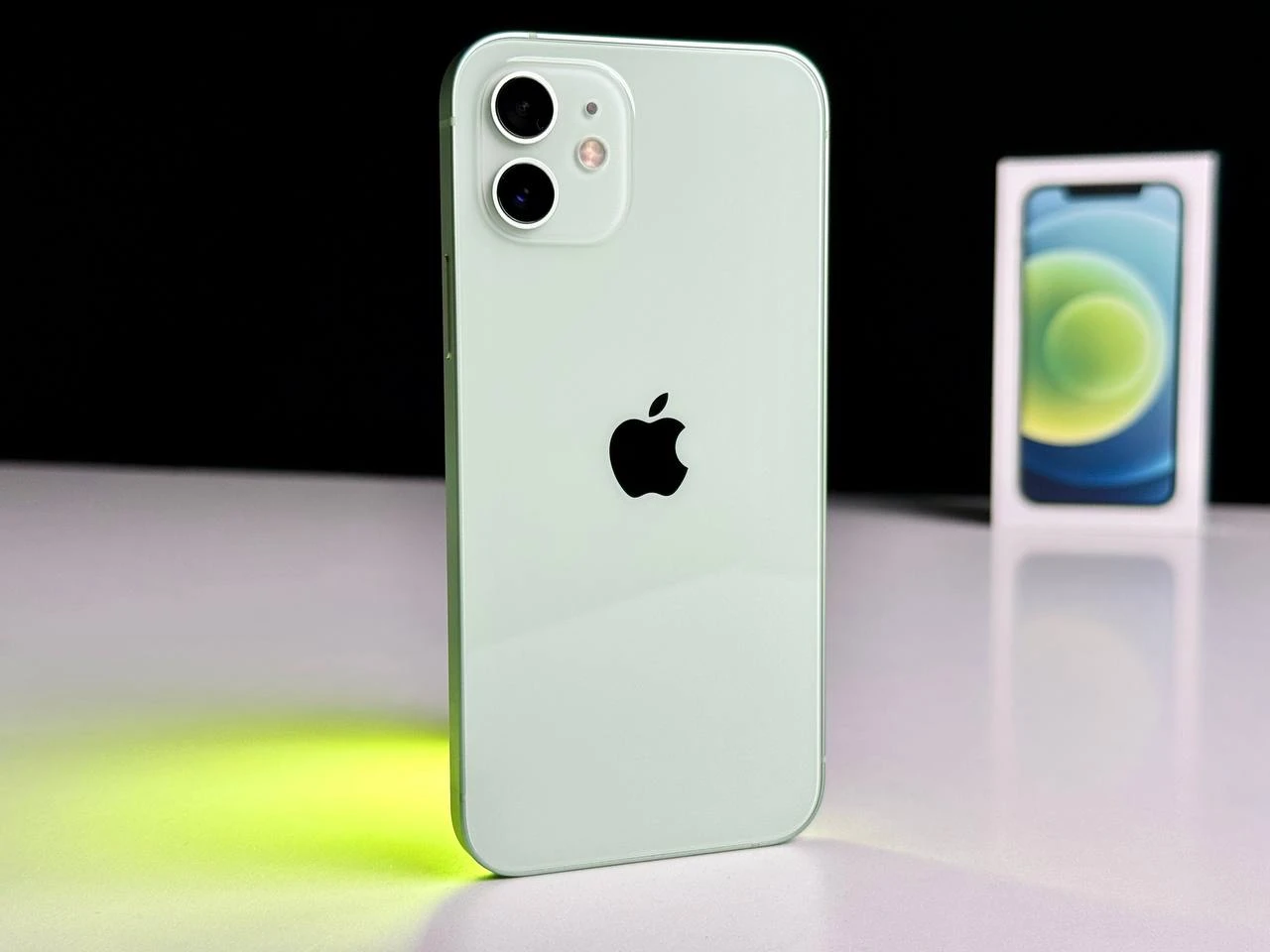 Б/У Apple iPhone 12 128GB Green (MGHG3, MGJF3) - Состояние: идеальный | Аккумулятор: 90% | Комплект: коробка | Гарантія: 1 мес.