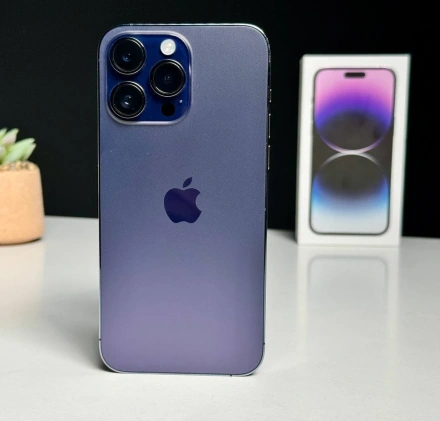 ВЖИВАНИЙ Apple iPhone 14 Pro Max 256GB Deep Purple (MQ9X3)🔋100%(Стан - гарний, Комплект - Повний | гарантія - 1 міс.)