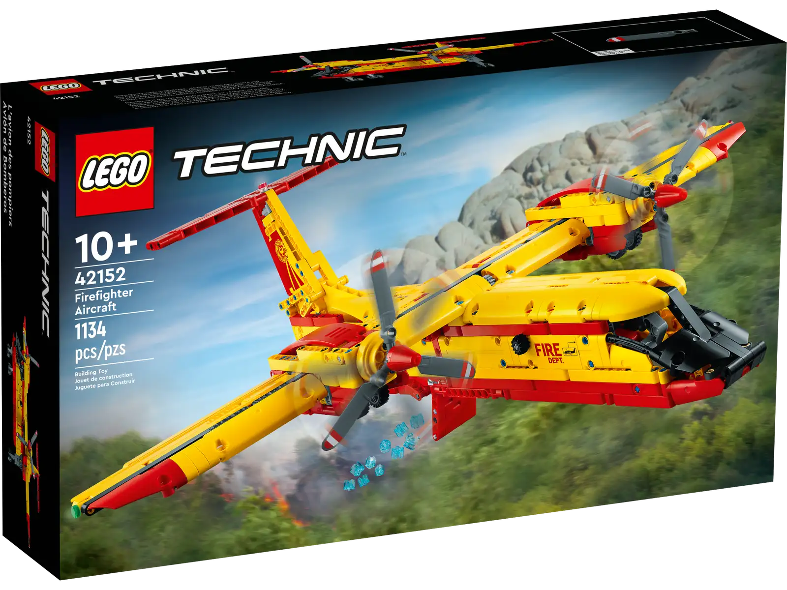 Блоковий конструктор LEGO Technic Пожежний літак (42152)