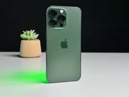 Б/У Apple iPhone 13 Pro 128GB Alpine Green (MNDT3, MNE23) - Состояние: плохой | Аккумулятор: 87% | Комплект: без комплекта | Гарантія: 1 мес.