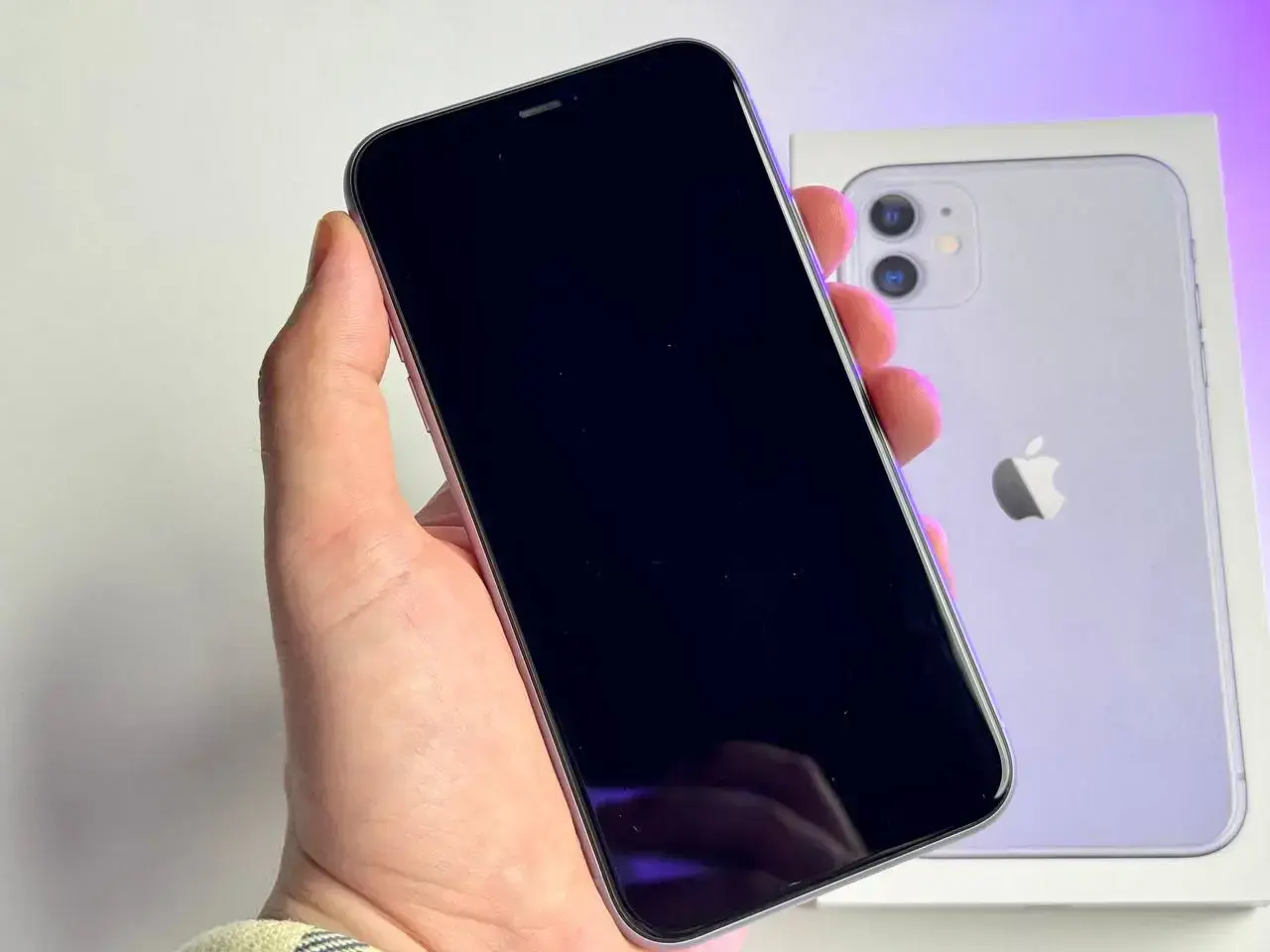 Б/У Apple iPhone 11 64GB Purple (MHCV3, MHDF3) - Состояние: хорошее | Аккумулятор: 100% | Комплект: полный | Гарантія: 1 мес.