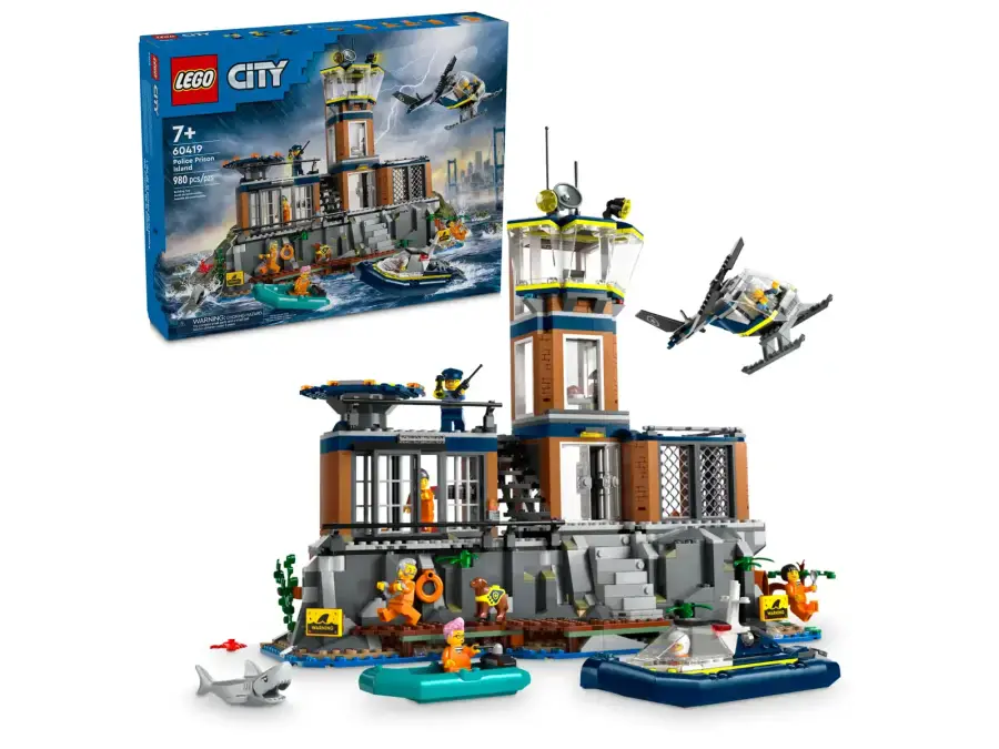 Блоковий конструктор LEGO City Поліцейський острів-в'язниця (60419)