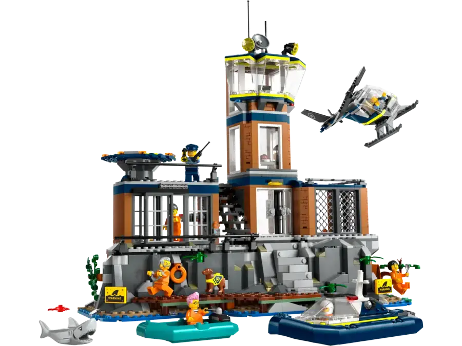 Блоковий конструктор LEGO City Поліцейський острів-в'язниця (60419)
