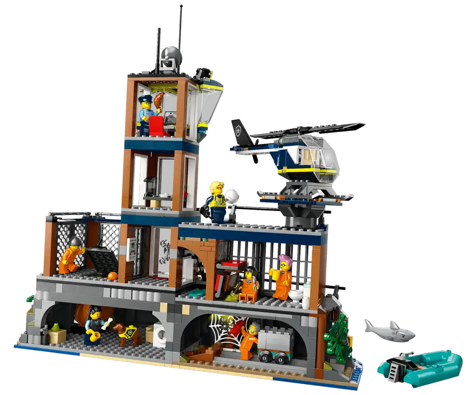 Блоковий конструктор LEGO City Поліцейський острів-в'язниця (60419)