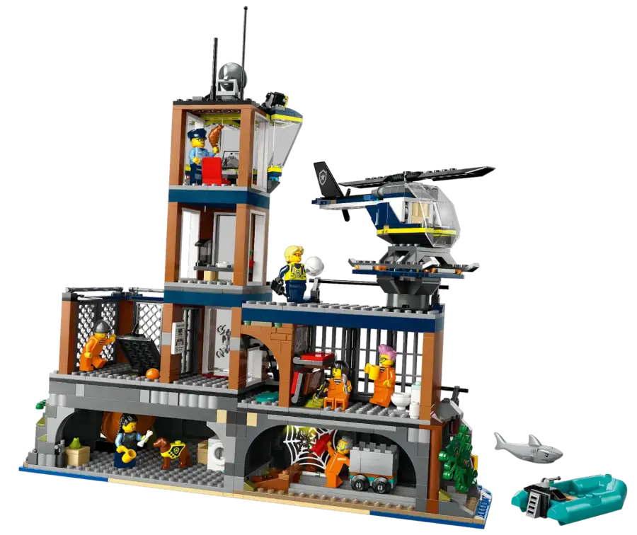 Блоковий конструктор LEGO City Поліцейський острів-в'язниця (60419)