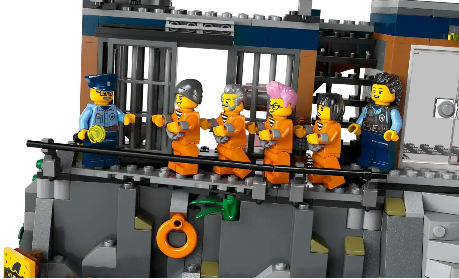 Блоковий конструктор LEGO City Поліцейський острів-в'язниця (60419)