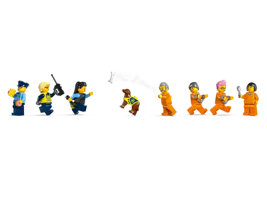 Блоковий конструктор LEGO City Поліцейський острів-в'язниця (60419)