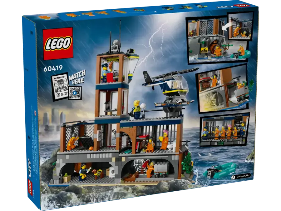 Блоковий конструктор LEGO City Поліцейський острів-в'язниця (60419)