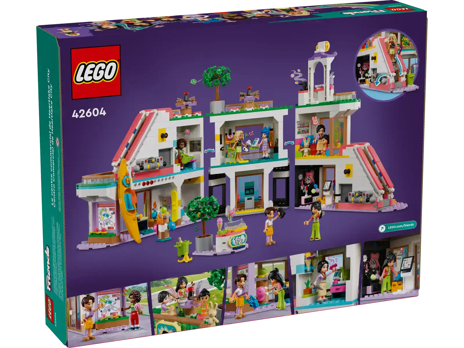 Блоковий конструктор LEGO Friends Торговий центр Хартлейк-Сіті (42604)