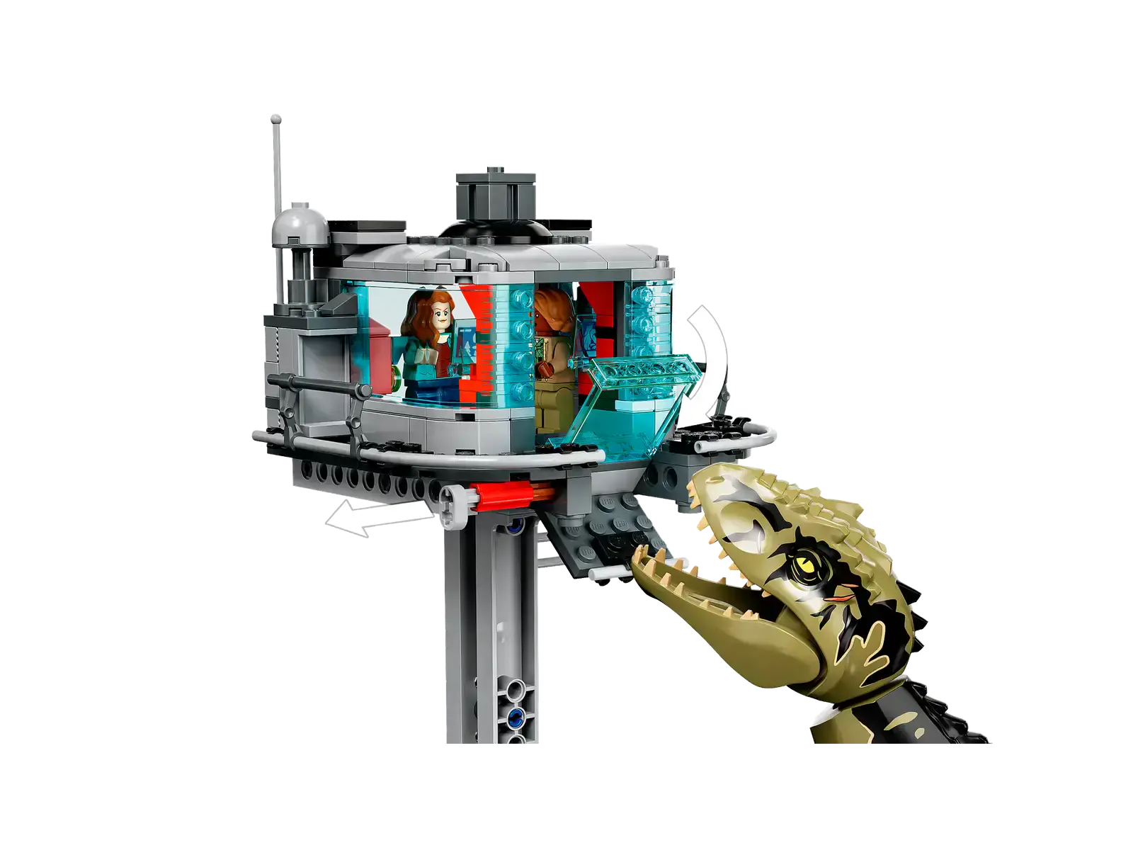 Блоковый конструктор LEGO Приступ гиганотозавра и терризинозавра (76949)