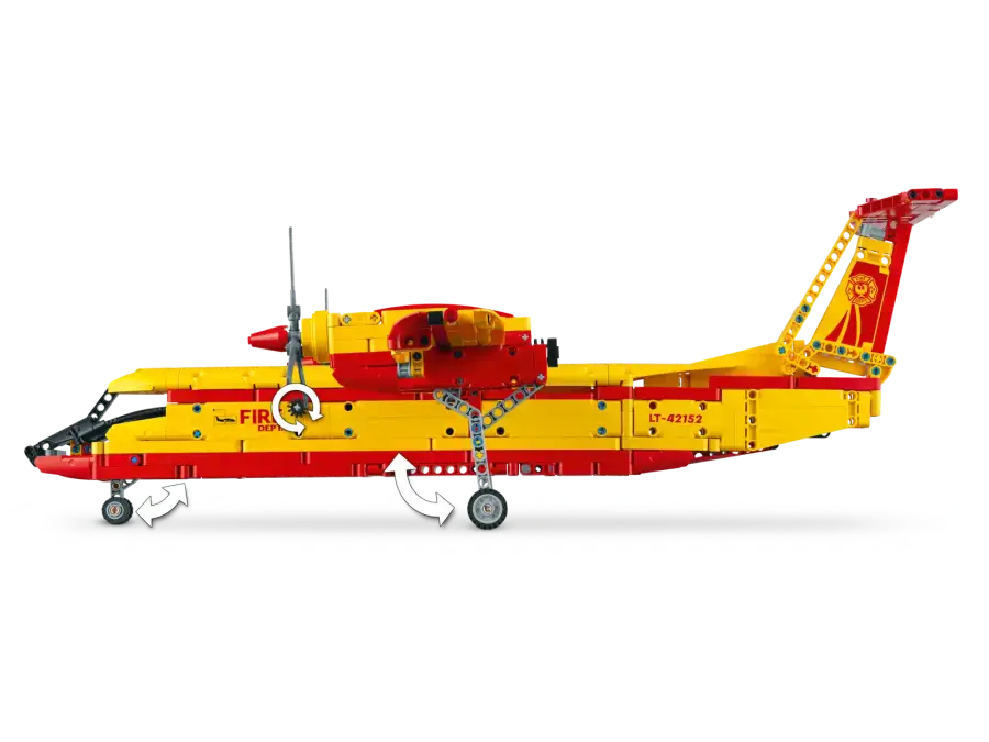 Блоковий конструктор LEGO Technic Пожежний літак (42152)