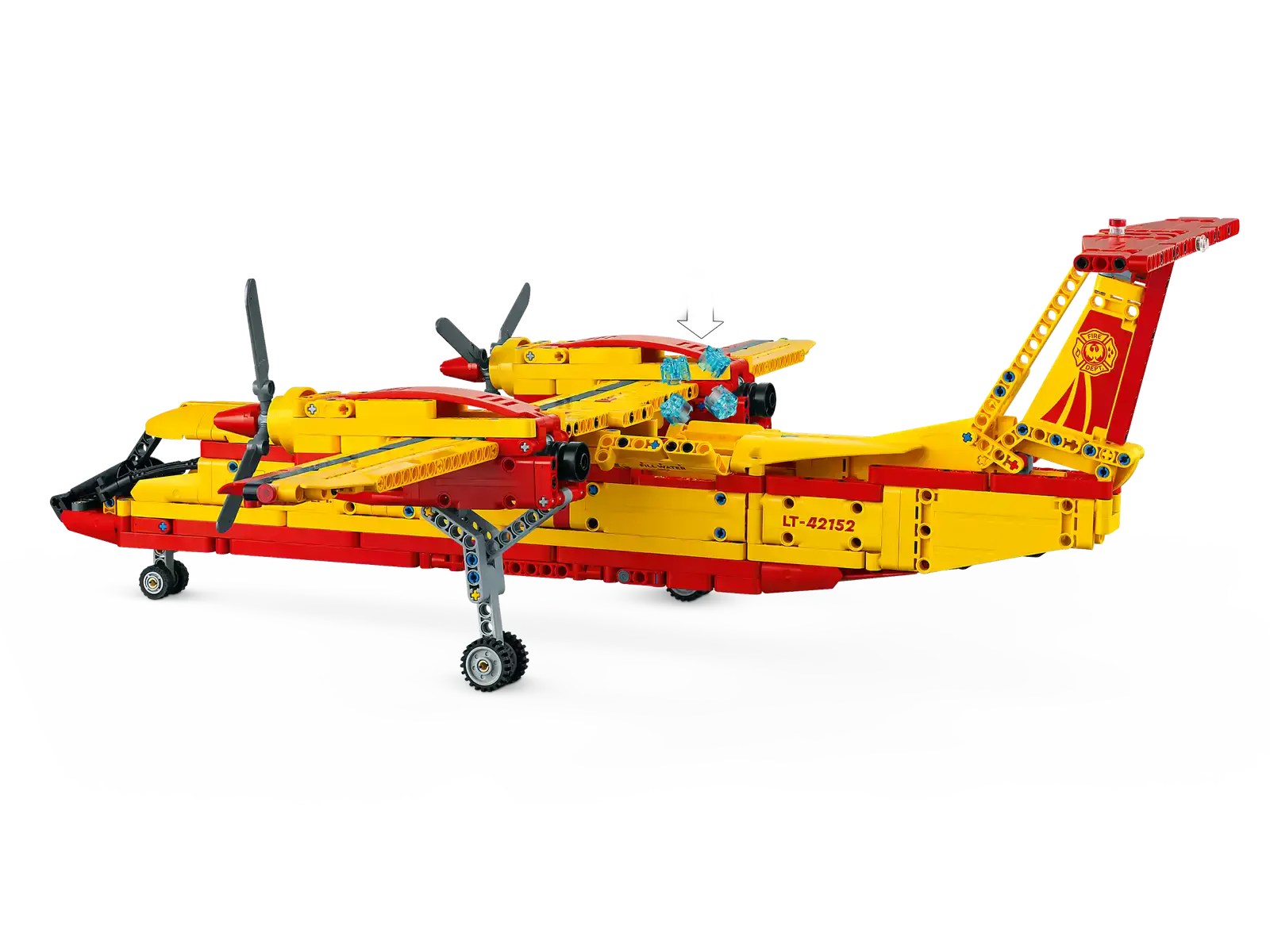 Блоковый конструктор LEGO Technic Пожарный самолет (42152)