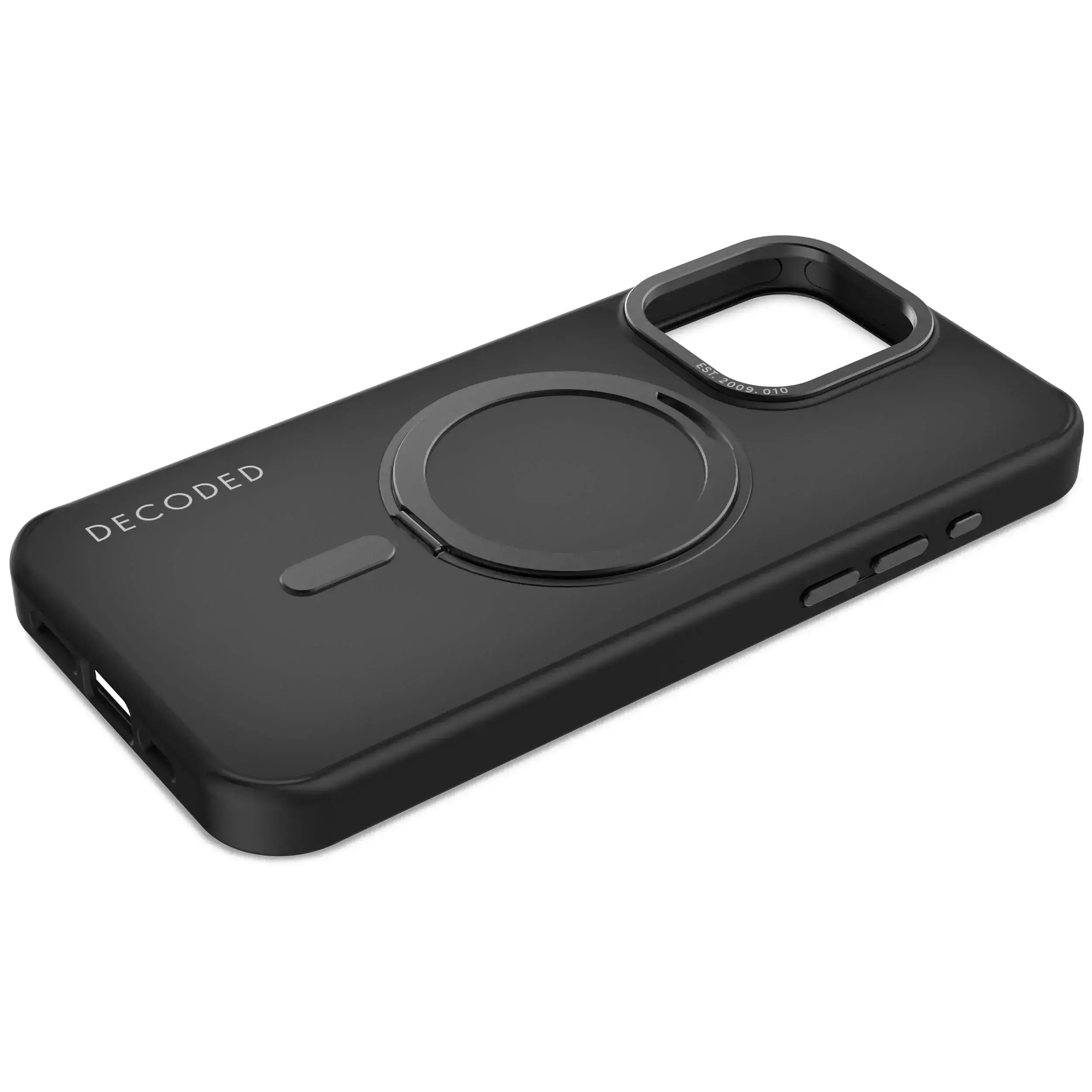 Чехол DECODED 360 Loop Stand Back Cover for iPhone 15 Pro Max - Frosted Black (D24IPO15PMLSBC1FK)