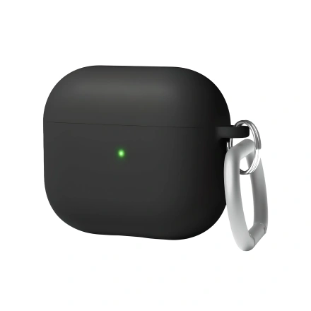 Чохол Elago Liquid Hybrid Case with Keychain for Airpods 3rd Gen - Black (EAP3RH-HANG-BK)