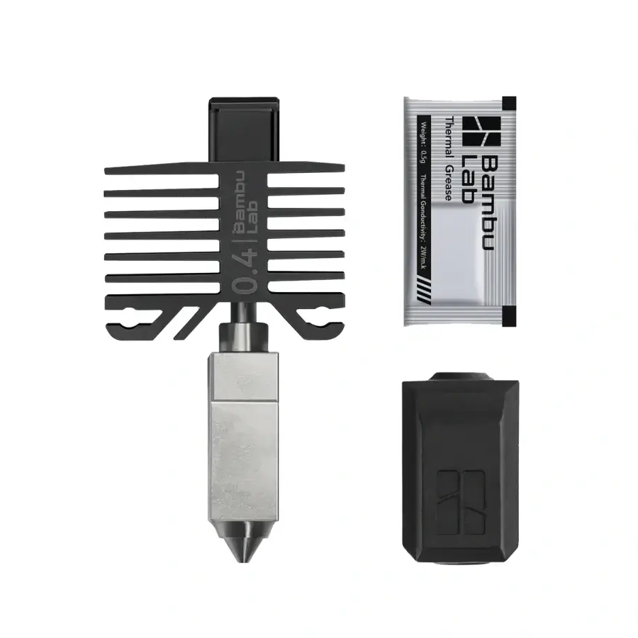 Хотенд з насадкою для Bambu Lab X1 | P1 Series 0.4mm Hardened Steel (FAH001-N-1)