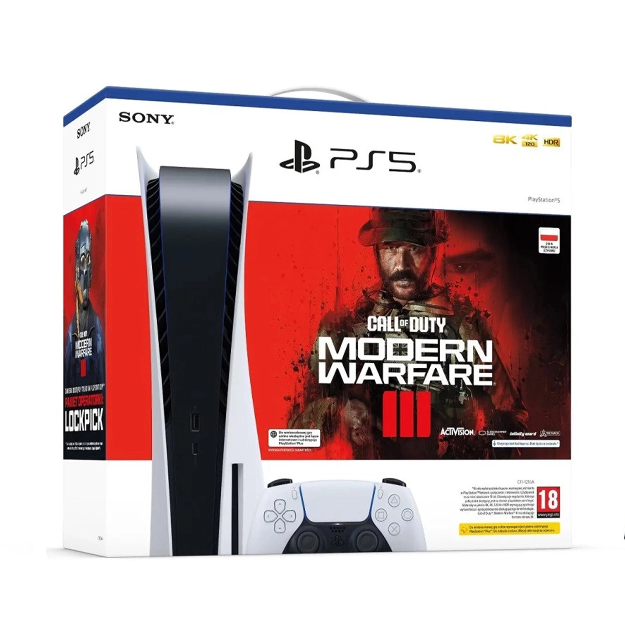 Игровая консоль Sony PlayStation 5 825GB Blu-Ray - Call of Duty Modern Warfare III Bundle (1000041971)