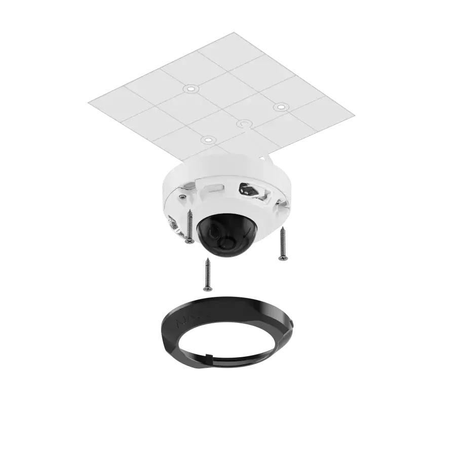 Камера відеоспостереження Ajax DomeCam Mini 5 Mp 2.8 mm - White