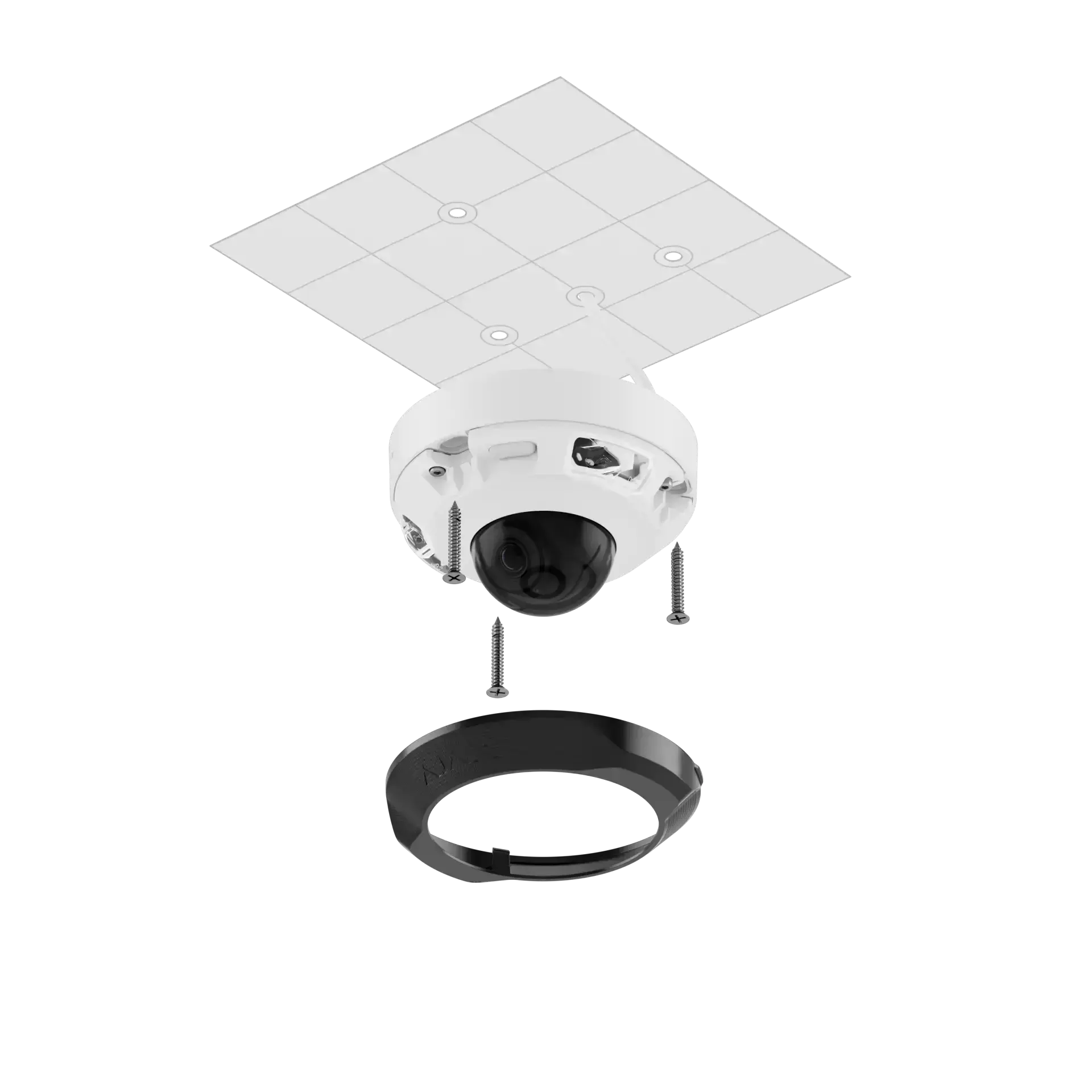 Камера відеоспостереження Ajax DomeCam Mini 5 Mp 4 mm - White